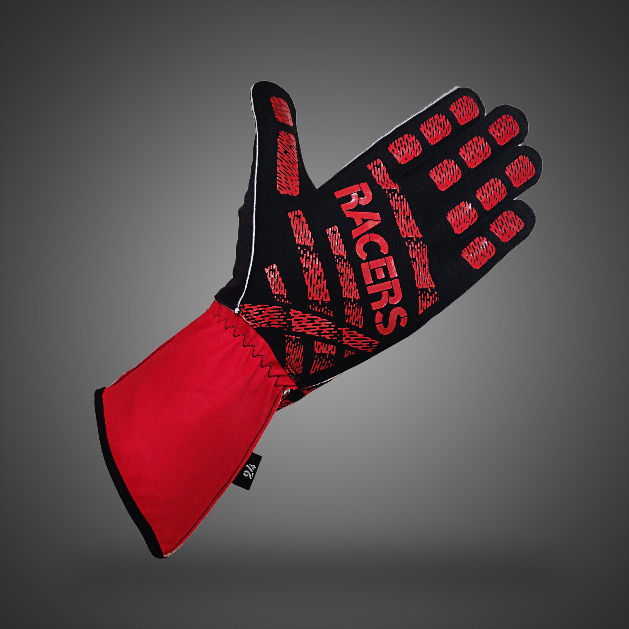 24 Racers Sim Racing Gloves - Red/black small logo