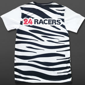 24 Racers T-Shirt - Black Zebra